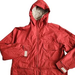 Vintage Woolrich Redwood Jacket 6160 Men M Red Mountain Parka Hooded USA 1970s